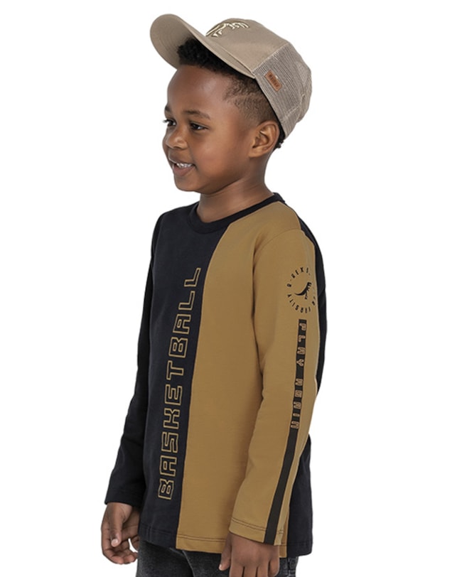 Camiseta Menino ReiRex Color Block-517ba535-95fa-4c60-8fb5-e0d6be36b6a1