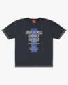 Camiseta Oversize Juvenil com Estampa - BaseD - Preto-44e24342-7000-454b-995e-7c6210e6c1ab