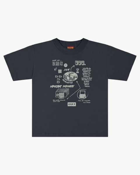 Camiseta Oversize Juvenil em Meia Malha com Estampa - BaseD - Preto