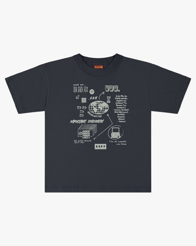 Camiseta Oversize Juvenil em Meia Malha com Estampa - BaseD - Preto-a2698d99-16e2-44da-92b0-87e0ffac92c2
