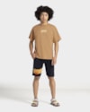 Camiseta Oversized Juvenil Masculina com Recorte e Estampa - BaseD - Capim Dourado-1037dc72-1561-4c79-b270-9430a45144b1