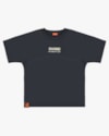 Camiseta Oversized Juvenil Masculina com Recorte e Estampa - BaseD - Preto-a54c39ae-1107-47d2-a087-1bc80c28a94c