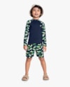 Camiseta Praia Infantil Menino com Manga Estampada - ReiRex - Oxford-deee5f00-e5ef-4cbd-8ce1-484abdec5bae