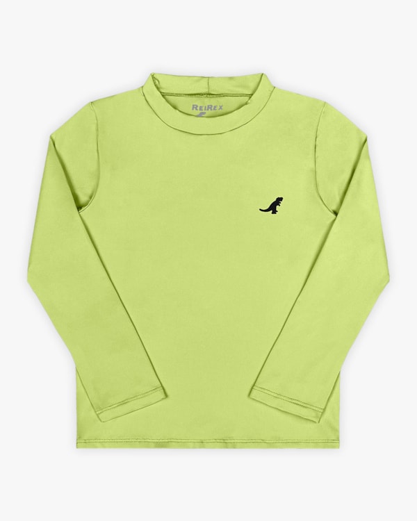 Camiseta Praia Infantil Menino com Proteção UV - ReiRex - Verde