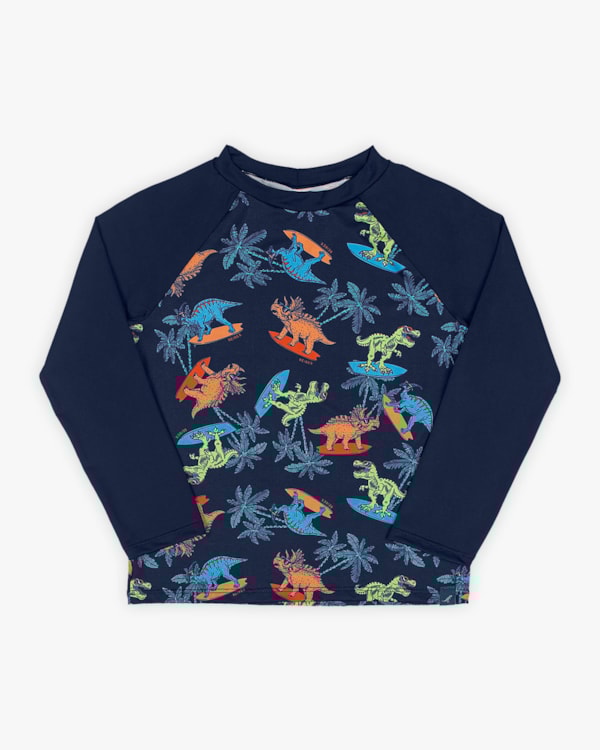 Camiseta Praia Infantil Menino Estampada com Proteção UV - ReiRex -Oxford