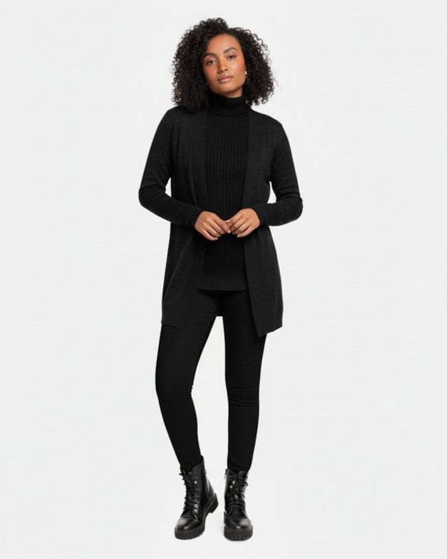 Cardigan em Tricô Cereja Rosa Preto-af9c4f84-76ef-4d64-bfaa-9b4ccc1bb9f6