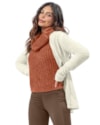 Cardigan Feminino Cereja Rosa Tricot Aveludado-3930be51-96ac-4f38-8daa-2062c4978118
