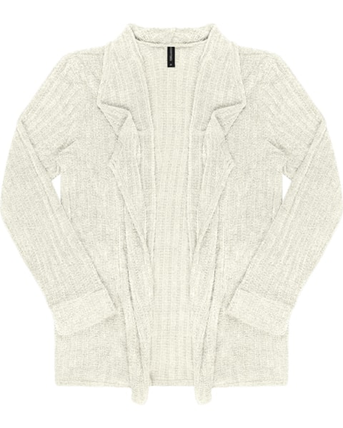 Cardigan Feminino Cereja Rosa Tricot Aveludado