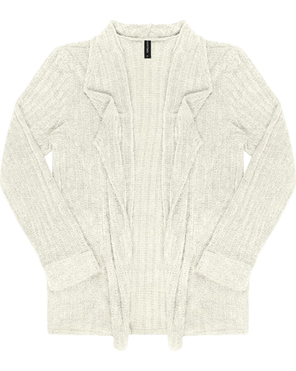 Cardigan Feminino Cereja Rosa Tricot Aveludado