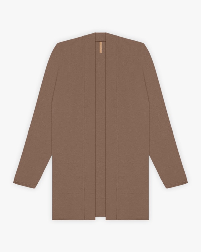 Cardigan Plus Size em Malha Crepe com Bolso - Cereja Rosa - Macchiato-e3eaa7b1-c141-4364-8fbf-138c1f611199