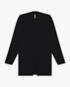 Cardigan Plus Size em Malha Crepe com Bolso - Cereja Rosa - Preto-e40f2d44-260b-4b52-85c3-ebf1959227bd