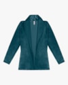 Casaco Feminino em Malha Veludo Cereja Rosa - Verde-36d3f246-3576-4603-9840-f4693f85cb24