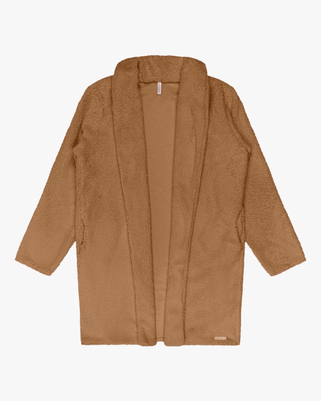 Casaco Feminino Plus Size em Pelo Teddy Cereja Rosa Gengibre-472338ca-c4fc-4b43-b128-0bd61270411a