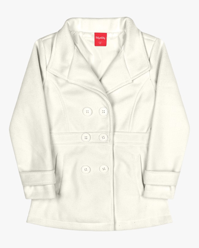 Casaco Lã Batida Infantil Menina Kely Kety - Branco-2c5d2f3f-9dcc-4eeb-9504-e246cfdb5aa3