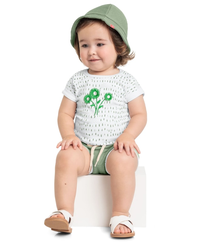 Conjunto Bebê com Chapéu Menina Kely Kety-d74b56b9-bd8c-4bc1-a683-a84242d6a15e