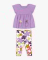 Conjunto Bebê Menina Blusa e Legging Estampada - Kely Kety - Sinfonia-c6783269-fd40-4824-ad89-69d0f32c23aa