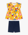 Conjunto Bebê Menina Blusa Estampada e Bermuda - Kely Kety - Solar-ed11eb16-3c29-4e27-bc7c-b52d13e8b8f6