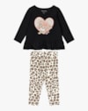 Conjunto Bebê Menina Blusa Manga Longa e Legging - Kely Kety - Preto-37dee615-48f9-4efb-93d3-57107cdda131