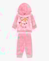 Conjunto Bebê Menina Blusão e Calça em Pelúcia - Kely Kety - Rosa-c65b275d-830c-4484-91d7-c45784689155