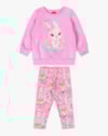 Conjunto Bebê Menina Blusão e Legging Estampa Coelhinho - Kely Kety - Rosa-22b8b8fb-2d71-48a9-a5c9-95f9ec91fb72