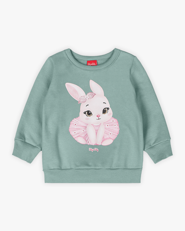 Conjunto Bebê Menina Blusão e Legging Estampa Coelinho - Kely Kety - Verde-82dc3df8-40d7-4028-99da-c50c5939ea0c