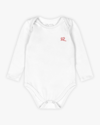Conjunto Bebê Menina Body e Calça Estampada - Kely Kety - Branco-3e21ac66-b7e5-4a42-8b7d-e1bcc64b2fcc