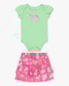Conjunto Bebê Menina Body e Saia Estampada - Kely Kety - Sorvete de Menta-59a0e644-8c05-4ddf-ba01-969bbc9937b6