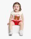 Conjunto Bebê Menina com Blusa e Shorts - Kely Kety - Natural-975ec8cf-0bce-49c0-8a78-db3d2d2cee2b