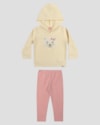 Conjunto Bebê Menina com Blusão e Legging - Kely Kety - Bege-532757c1-8f27-445f-b9c1-2b4f56ddf0f3