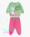 Conjunto Bebê Menina em Moletom Estampa Unicórnio - Kely Kety - Verde-925379bd-b25f-47de-99b3-30a38ad8baff