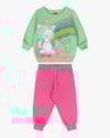 Conjunto Bebê Menina em Moletom Estampa Unicórnio - Kely Kety - Verde-1d799d74-45e0-42e5-b293-8c82f3457a2c