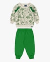 Conjunto Bebê Menino Blusão Estampado e Calça - ReiRex - Mescla-02e694ea-f471-4abf-aec2-15e2c0157724
