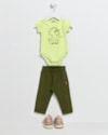 Conjunto Bebê Menino Body Estampa Dino e Calça - ReiRex -Matcha-d8368567-0795-452b-aa0a-2a7c69871fba