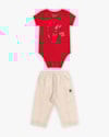 Conjunto Bebê Menino Body Estampa Dino e Calça - ReiRex -Tomato-00d46bce-58c9-4713-ab6d-9b2ea3c7fd98