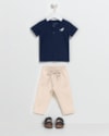 Conjunto Bebê Menino Camisa Gola Padre e Calça - ReiRex - Oxford-84ae3fee-bf63-49ac-bfbf-b7e6a4a1930c