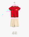 Conjunto Bebê Menino Camiseta e Bermuda - ReiRex - Tomato-c77ff03f-57b2-4cd8-a955-293769d6cf23