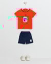 Conjunto Bebê Menino Camiseta Estampada e Bermuda - ReiRex - Carrot-5f318789-c16a-4342-8274-09bf3313bacc
