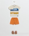 Conjunto Bebê Menino Camiseta Interativa e Bermuda - ReiRex- Mescla-aab75d30-02ea-4c99-af70-53eefc0bc68a