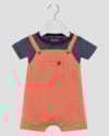 Conjunto Bebê Menino Camiseta Listrada e Jardineira - ReiRex - Oxford-580ccb58-9e27-44c7-9ab3-eb1346c582fd