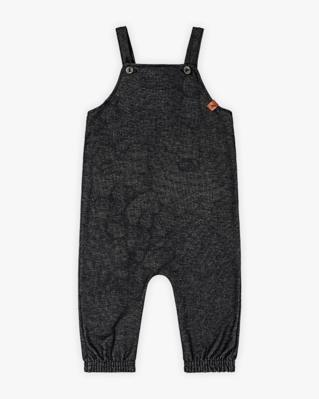 Conjunto Bebê Menino Camiseta Manga Longa e Jardineira - Reirex - Marrom-e8fa3f54-196c-4dee-a13a-49ea350844a4