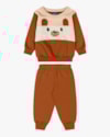 Conjunto Bebê Menino com Blusão Estampa Urso - ReiRex - Deserto-b941af23-0eb3-4ce7-942f-7ae4d7576948