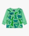 Conjunto Bebê Menino com Blusão Estampado - ReiRex - Verde-3019a717-5e49-4a46-ac1a-cfe9de61aeab