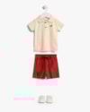 Conjunto Bebê Menino com Polo e Bermuda - ReiRex - Tapioca-7525b199-abea-4c6b-831b-e420be032da9