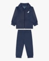 Conjunto Bebê Menino Jaqueta e Calça em Moletom - ReiRex - Azul-8b741177-71e8-419c-b952-8704e5db1cfe
