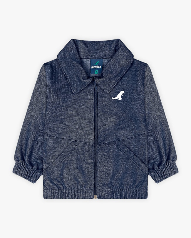 Conjunto Bebê Menino Jaqueta e Calça em Moletom - ReiRex - Azul-46b1ff7b-1c12-4741-b7a2-f3b88312e666
