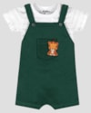 Conjunto Bebê Menino Jardineira e Camiseta ReiRex Branco-1670629d-1467-400d-a4ad-38da1826907e