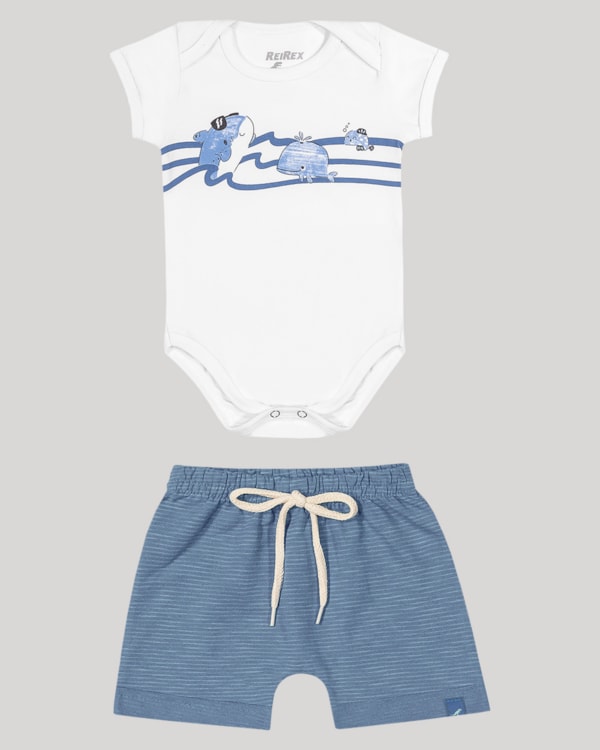 Conjunto Bebê Sustentável Menino ReiRex