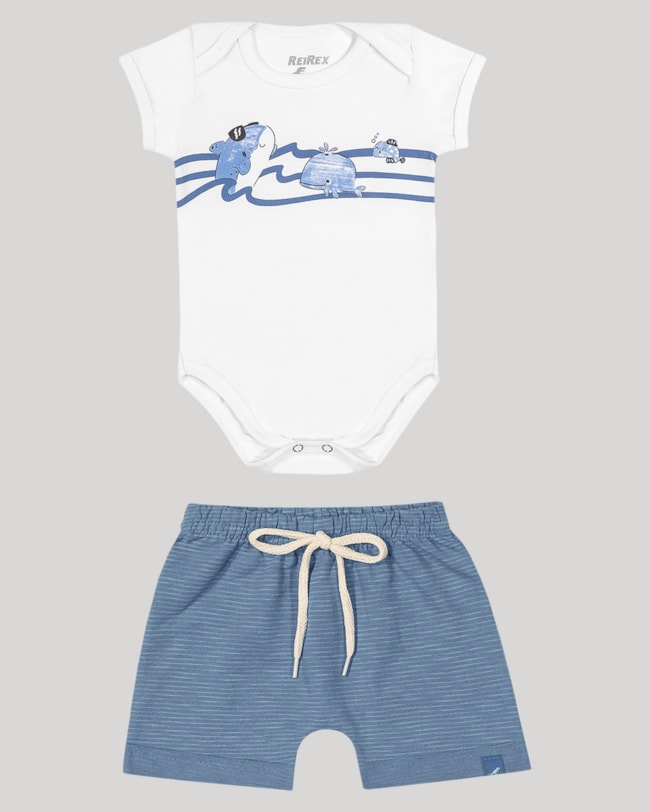 Conjunto Bebê Sustentável Menino ReiRex-56d754b1-c5d6-4d99-a202-8af8347a65fa