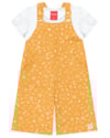 Conjunto Blusa e Jardineira Estampada Menina Kely Kety 01 Natural-8a988f2e-50eb-4339-a5bb-ca4415b4fa21