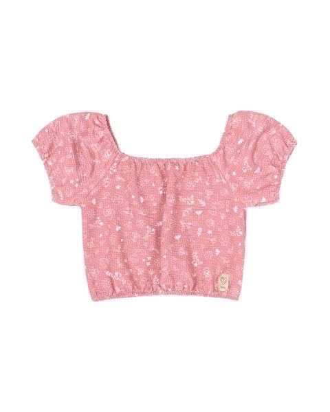 Conjunto Blusa e Shorts Estampado Menina Kely Kety